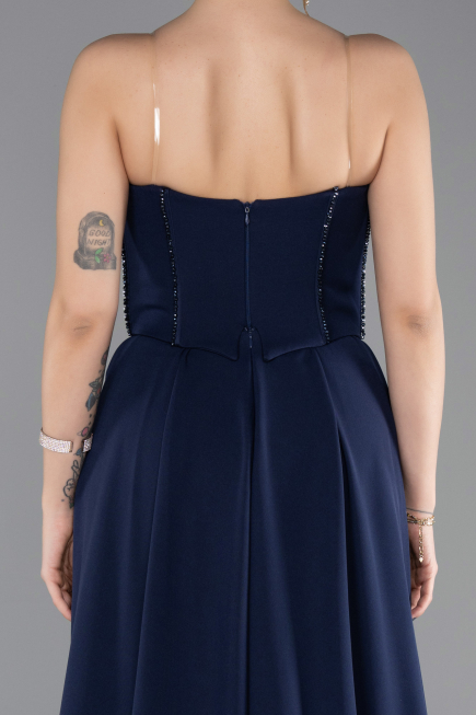 Abendkleid Lang Marineblau ABU5682