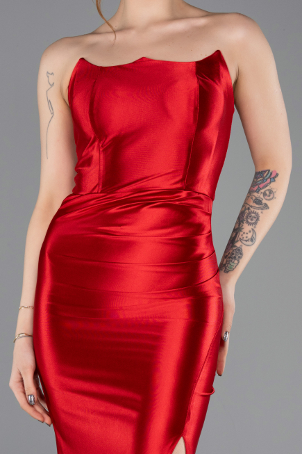 Abschlusskleid Lang Rot ABU5707