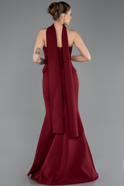 Abendkleid Lang Weinrot ABU5735
