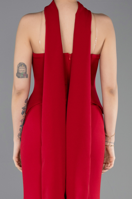 Abendkleid Lang Rot ABU5735