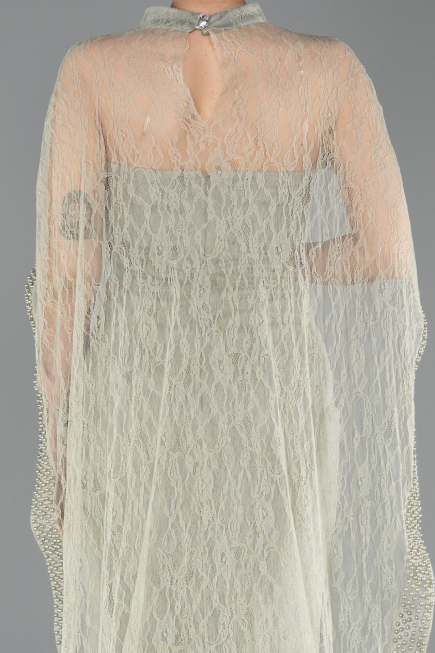 Abendkleid Lang Spitze Minzgrün ABU5739