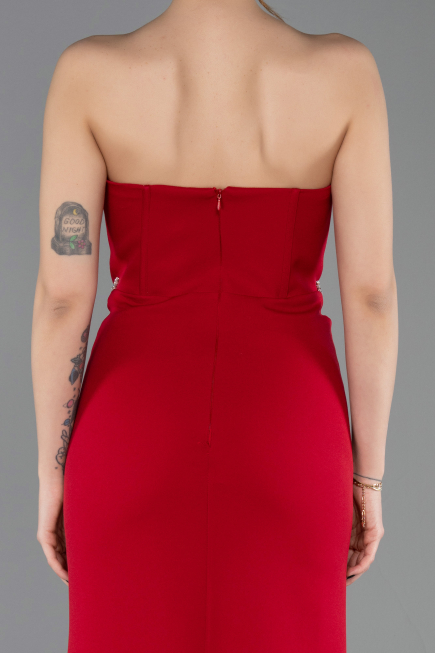 Abendkleid Lang Rot ABU5747