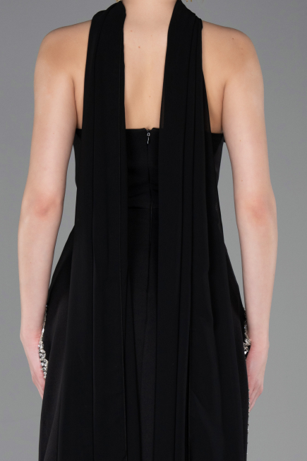 Abendkleid Lang Schwarz ABU5769