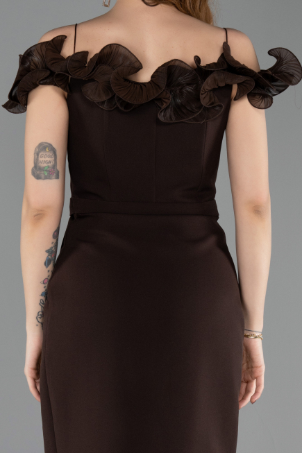 Partykleid Midi Braun ABK2545
