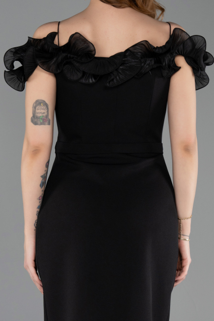 Partykleid Midi Schwarz ABK2545