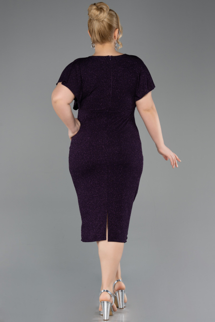 Abendkleid in Übergröße Midi Violette ABK2535