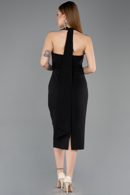 Partykleid Midi Schwarz ABK2551
