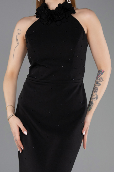 Partykleid Midi Schwarz ABK2551