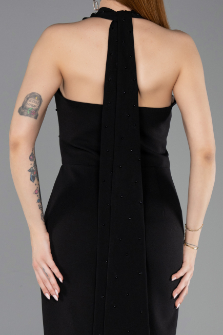Partykleid Midi Schwarz ABK2551
