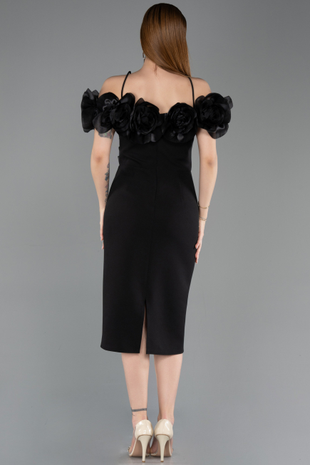 Partykleid Midi Schwarz ABK2553