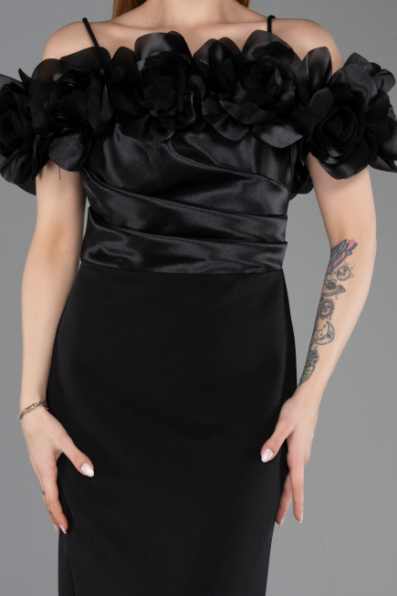 Partykleid Midi Schwarz ABK2553