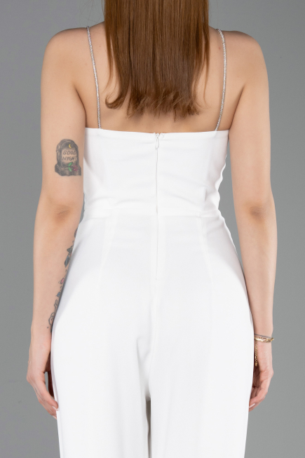 Partykleid Lang Weiß ABT137