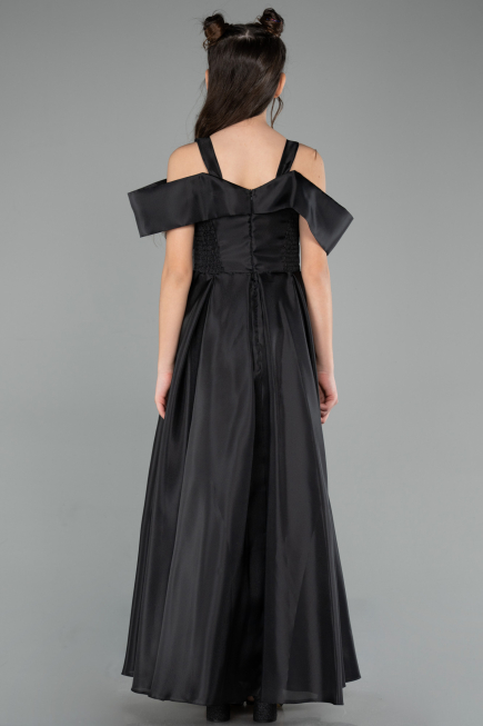 Abendkleid für Kinder Lang Schwarz ABU5903