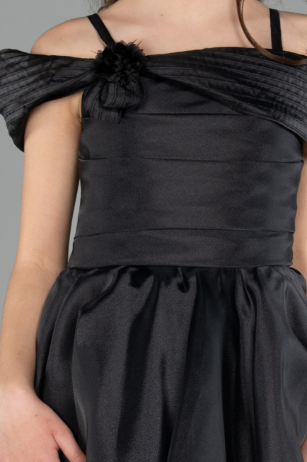 Abendkleid für Kinder Kurz Schwarz ABK2566