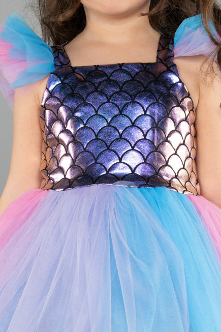 Abendkleid für Kinder Kurz Rins ABK2578
