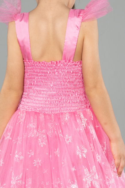 Abendkleid für Kinder Lang Rosa ABU5906