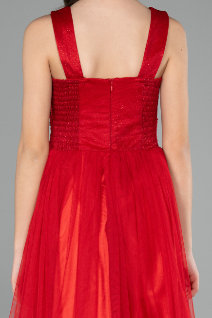 Abendkleid für Kinder Lang Rot ABU2447