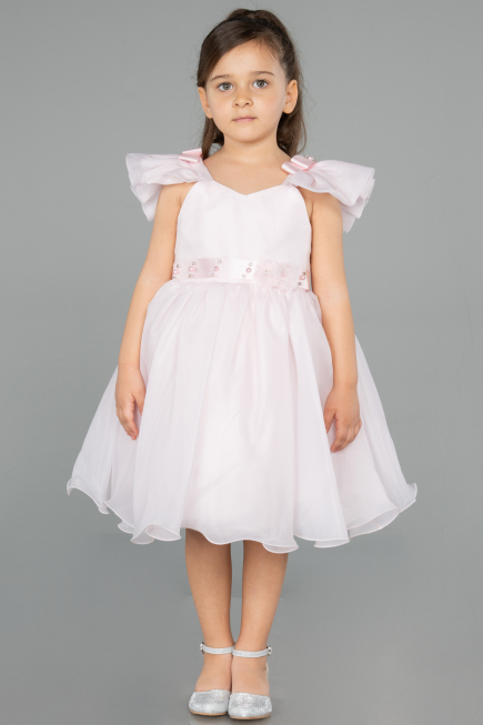Abendkleid für Kinder Lang Puder ABU3722