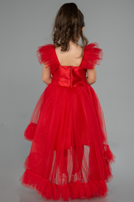 Abendkleid für Kinder Lang Rot ABU4239