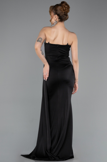 Abschlusskleid Lang Schwarz ABU5746