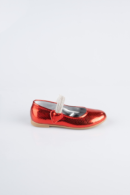 Kinder-Ballerina Gemustert Rot ORS3101