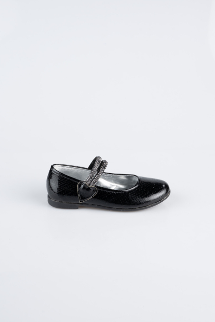 Kinder-Ballerina Gemustert Schwarz ORS3101