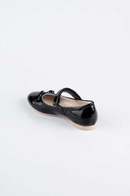 Kinderschuhe Lackleder Schwarz SE201