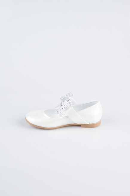 Kinder-Ballerina Leder Perlmutt ORD3103