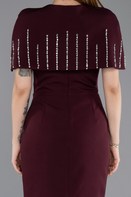 Partykleid Midi Kirschrot ABK2588