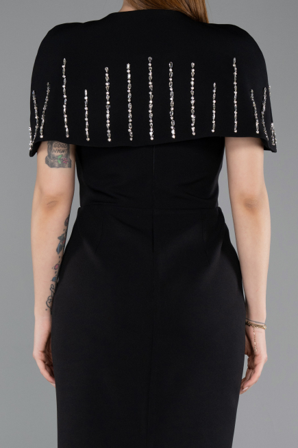 Partykleid Midi Schwarz ABK2588