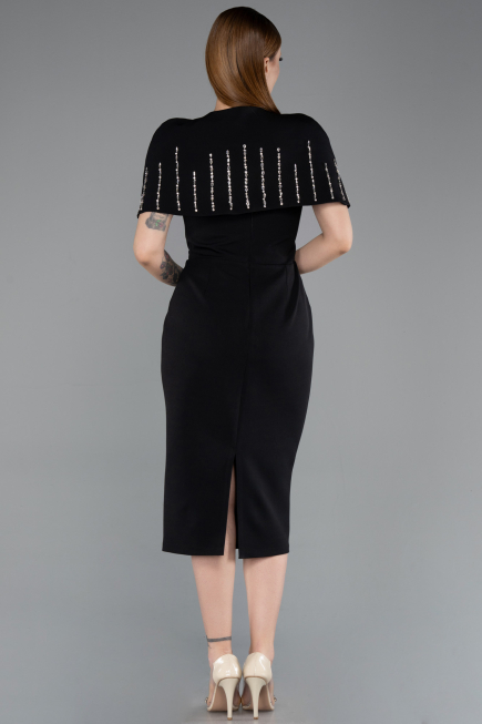 Partykleid Midi Schwarz ABK2588