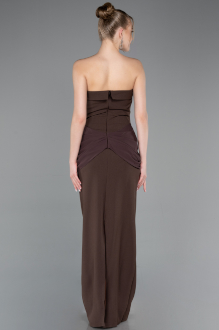 Abschlusskleid Lang Braun ABU5970