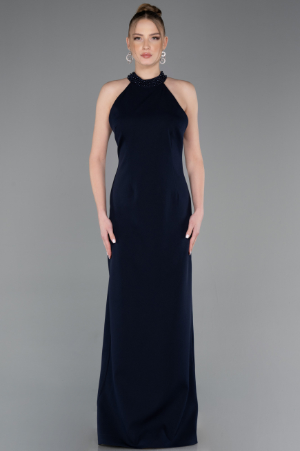 Abschlusskleid Lang Marineblau ABU5971