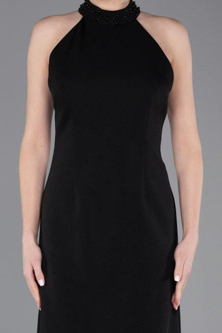 Abschlusskleid Lang Schwarz ABU5971