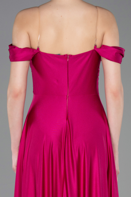 Abschlusskleid Lang Fuchsie ABU5938