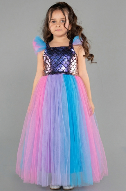 Abendkleid für Kinder Lang Rins ABU5905