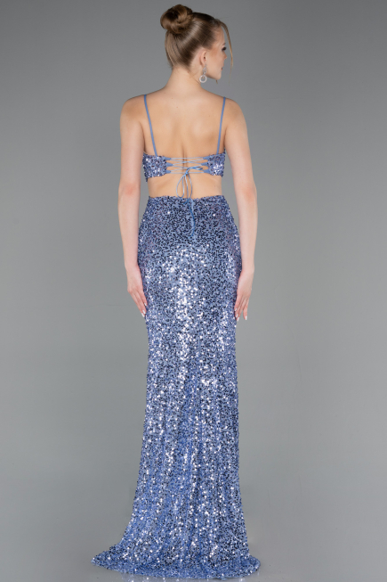Abschlusskleid Lang Indigo ABU5980