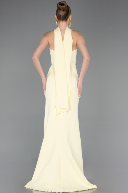 Abendkleid Lang Gelb ABU5981
