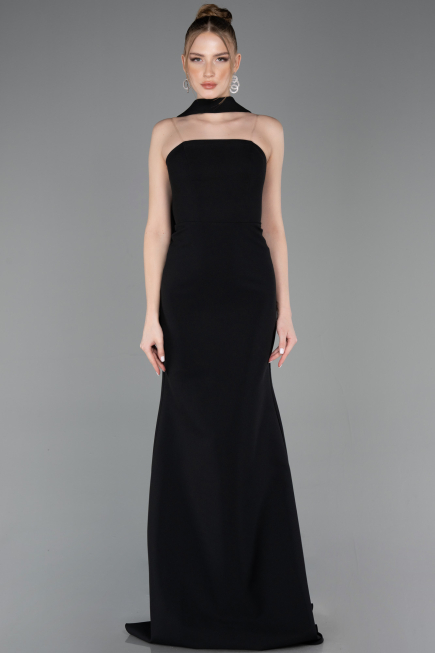 Abendkleid Lang Schwarz ABU5981