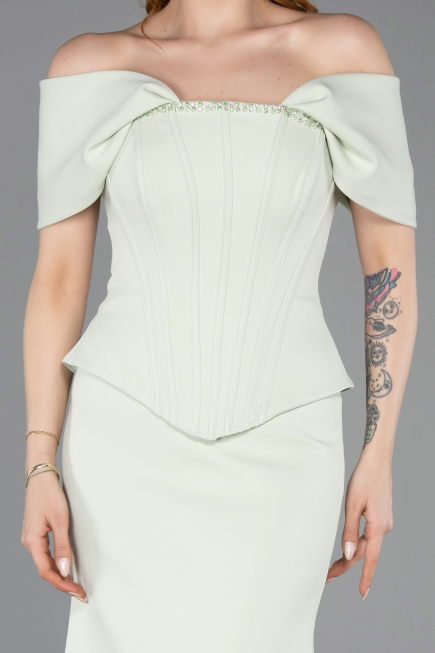 Abendkleid Lang Minzgrün ABU6002