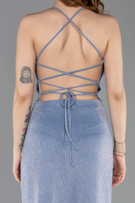 Abschlusskleid Lang Indigo ABU6008