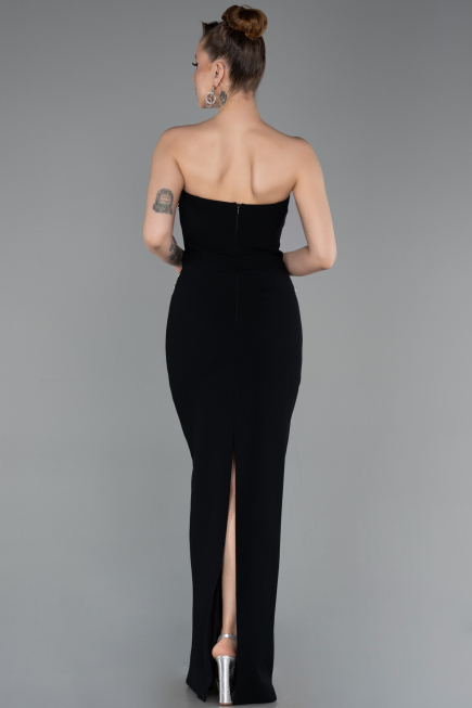 Abendkleid Lang Schwarz ABU6020