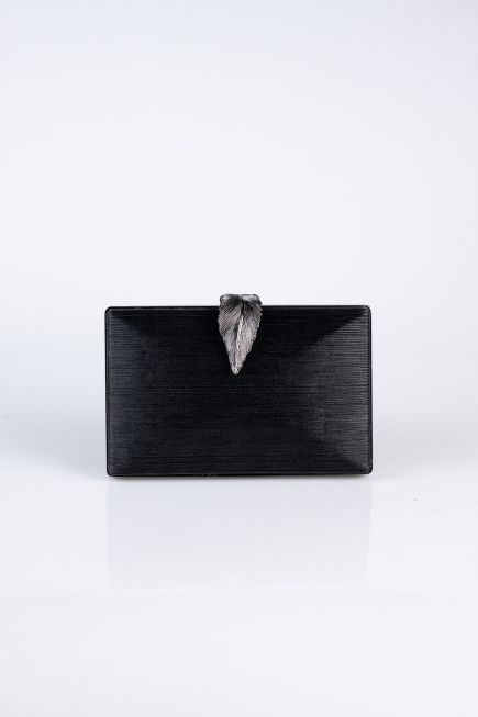 Schwarz Abendtaschen Laserschnitt KC713