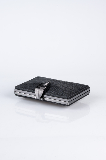 Schwarz Abendtaschen Laserschnitt KC713