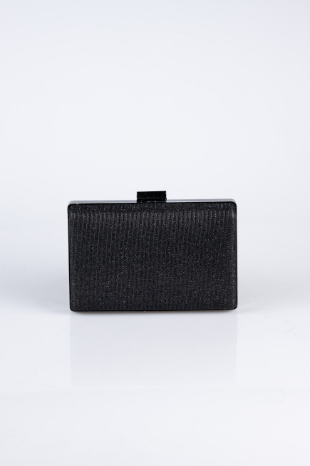 Abendtasche Glitzernd Schwarz V275