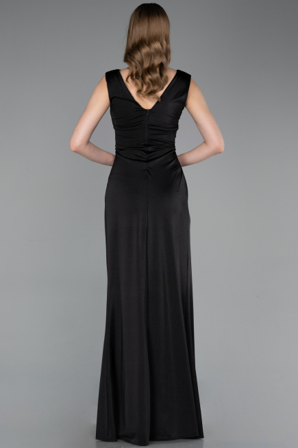 Abschlusskleid Lang Schwarz ABU6043
