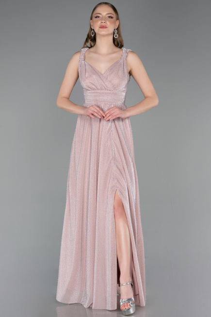 Abschlusskleid Lang Puder ABU6045