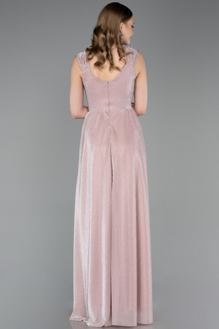 Abschlusskleid Lang Puder ABU6045
