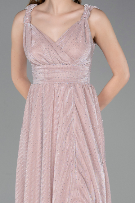 Abschlusskleid Lang Puder ABU6045