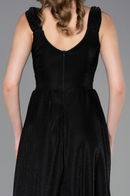 Abschlusskleid Lang Schwarz ABU6045